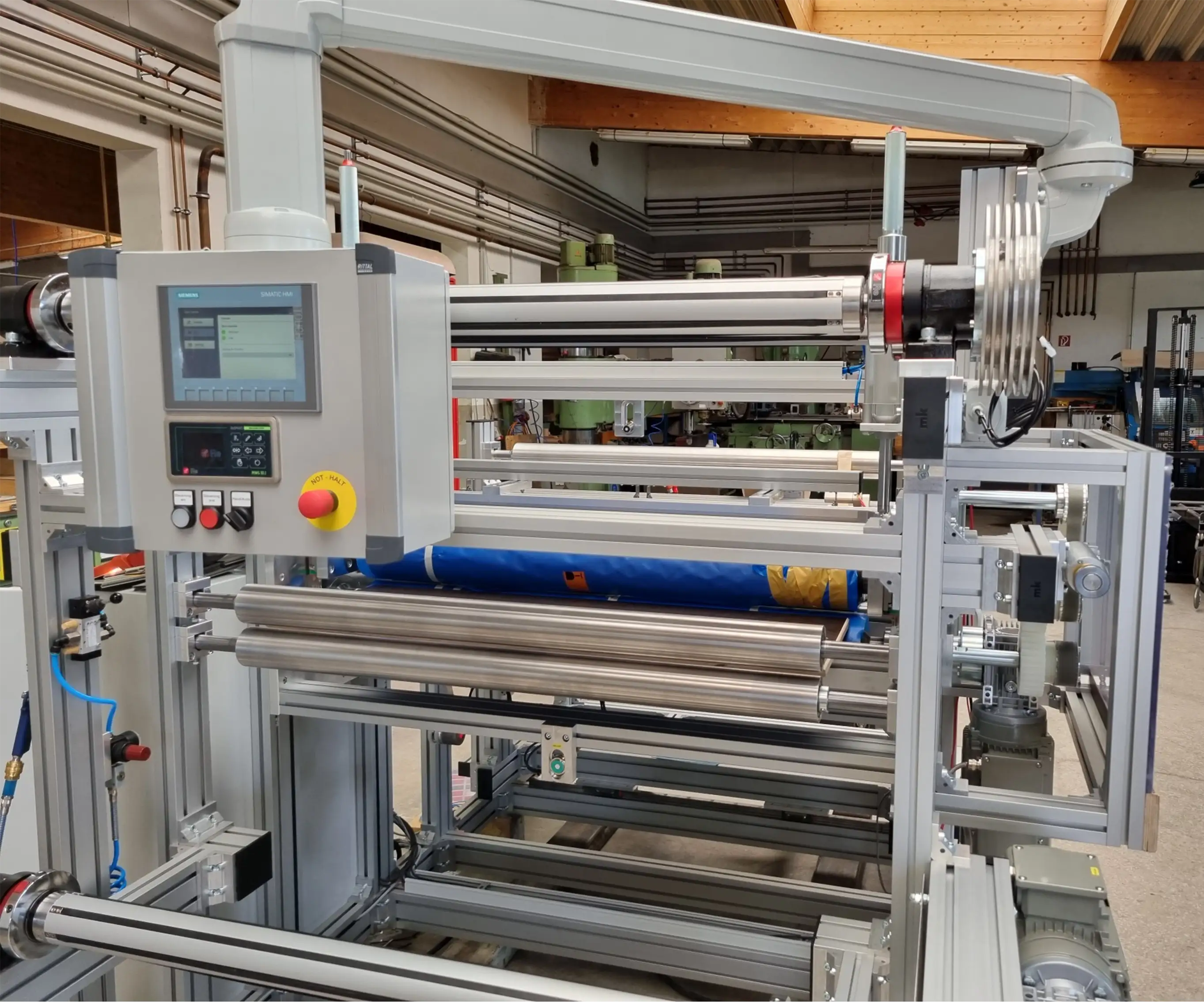 Mechanische Überholung einer industriellen Maschine